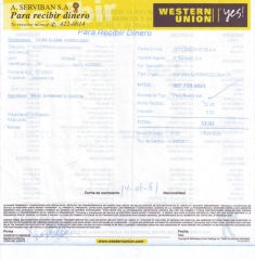 ASERVIBAN WESTERN UNION